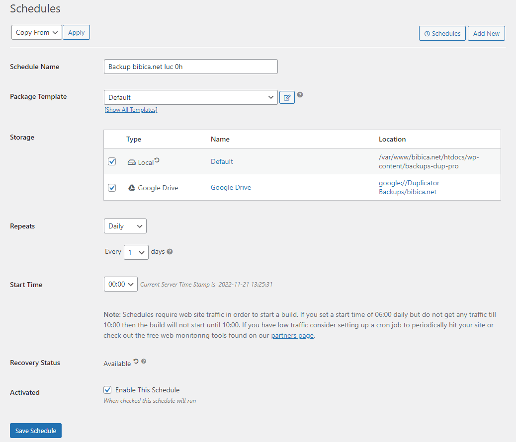 Duplicator Pro