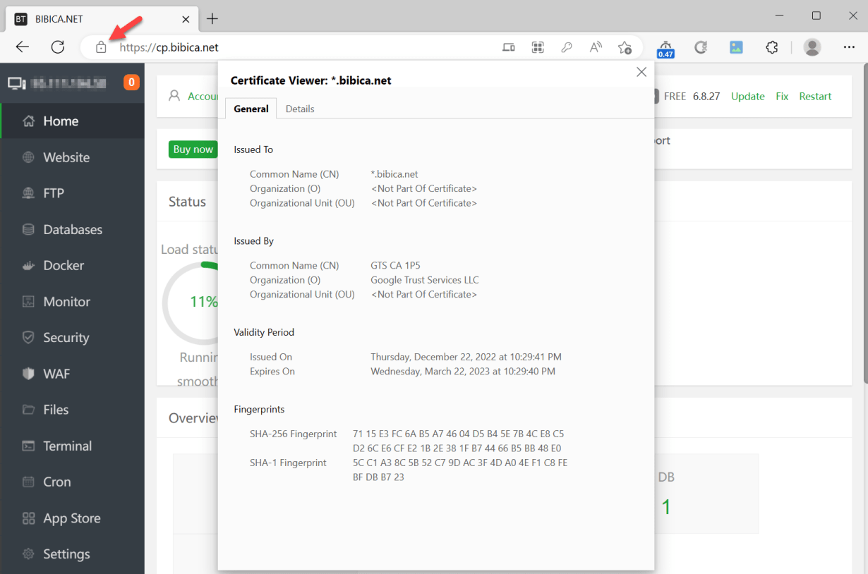 Aapanel – Hosting Control Panel