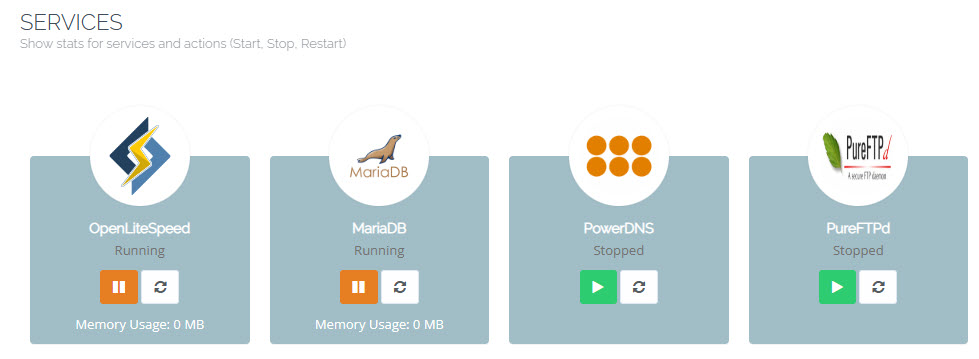 Restart lại OpenLiteSpeed 