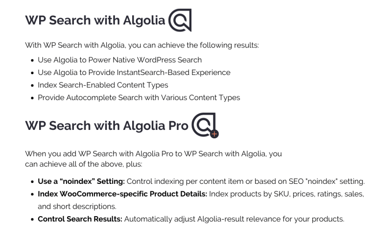 WP Search with Algolia – Rất gần sự hoàn hảo