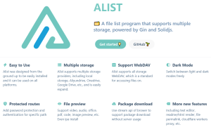 Alist – A file list program that supports multiple storage – Tuyệt vời
