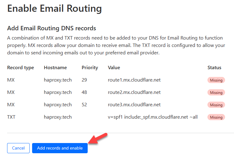 Email Routing by Cloudflare