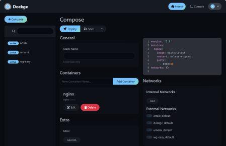 Cài đặt Dockge – Docker Manager – Đơn giản đủ dùng