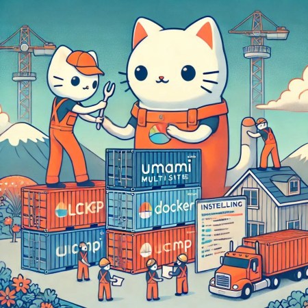 Cài đặt Umami cho Docker LCMP Multisite