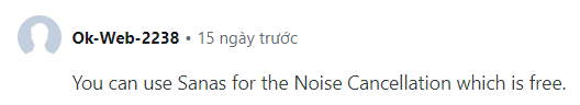 Sanas.AI – Noise Cancellation – lọc tiếng ồn theo thời gian thực miễn phí