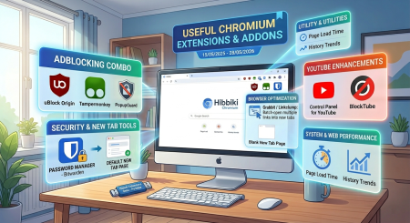 Extensions addon cho Chromium hay dùng