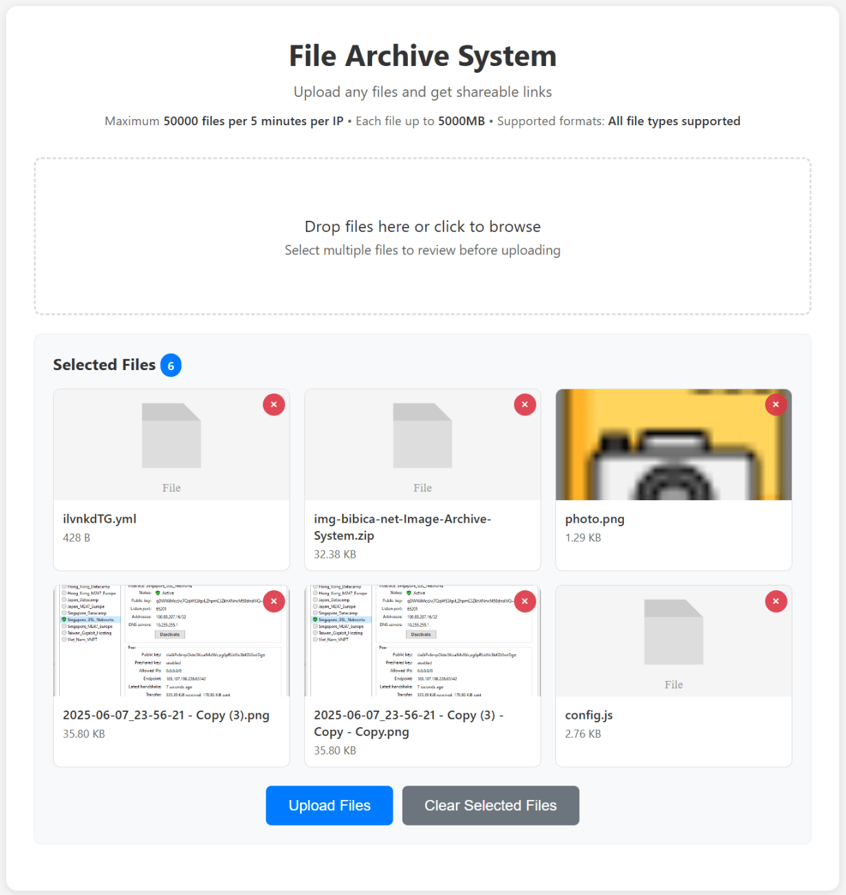 File Archive System – upload file đơn giản và hiệu năng bố đời