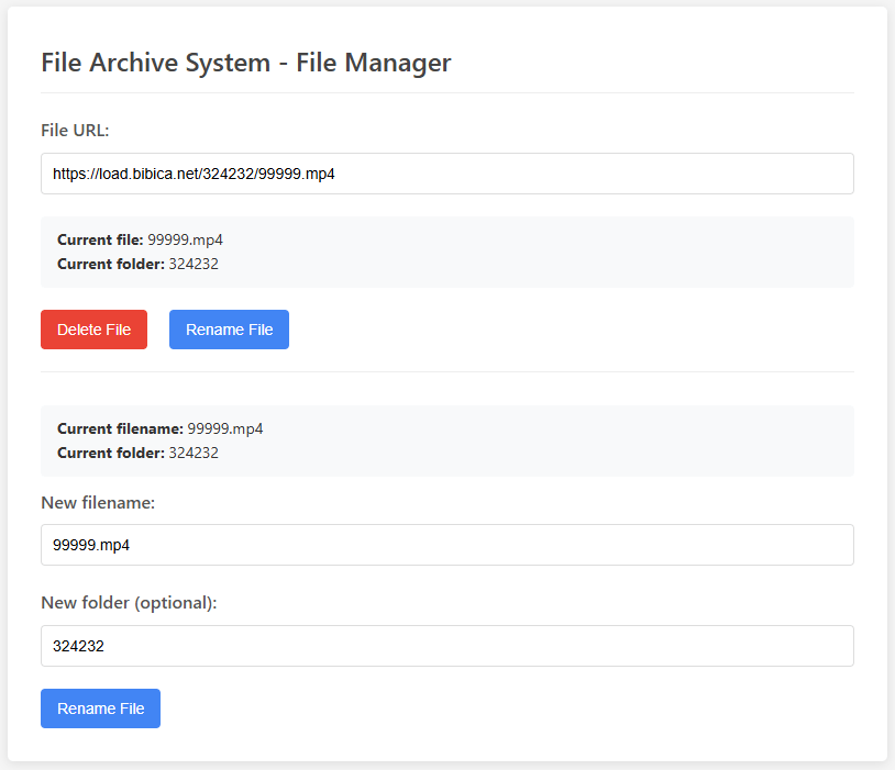 File Archive System – upload file đơn giản và hiệu năng bố đời