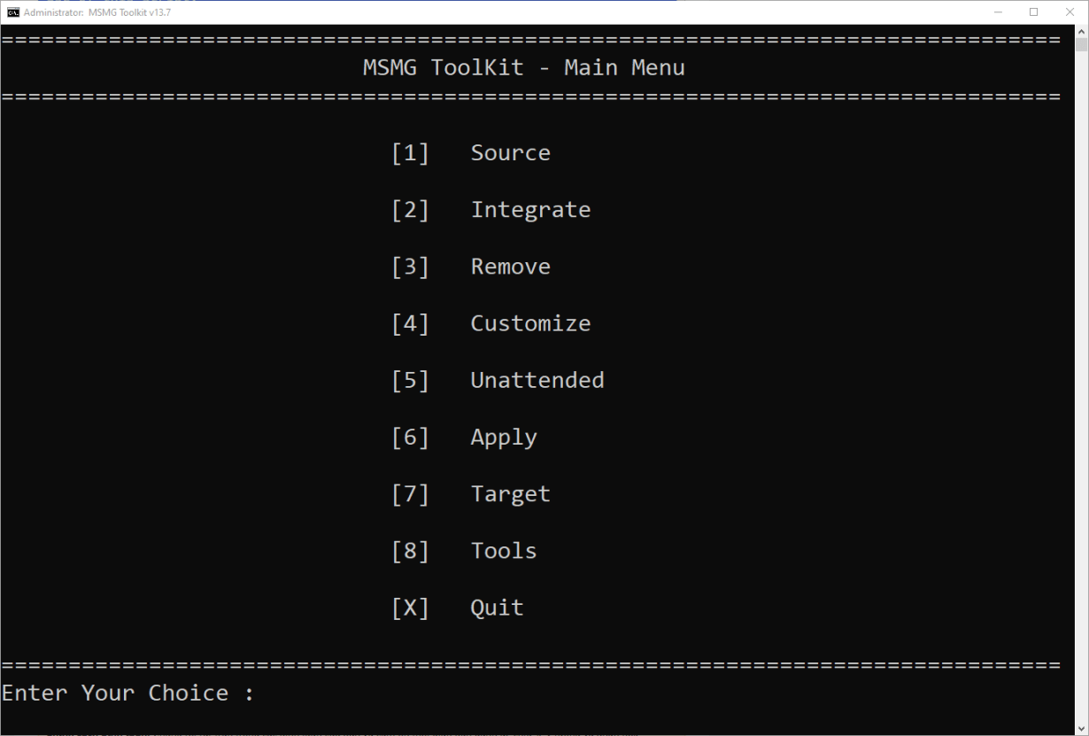 Rebuild Windows 10 (IoT) Enterprise LTSC bằng MSMG Toolkit