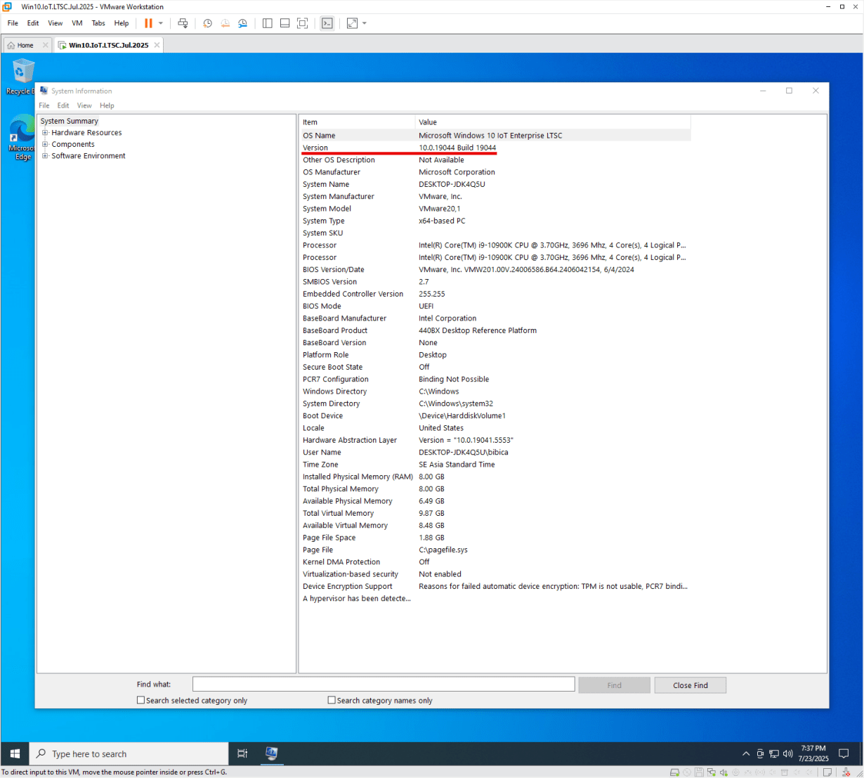Rebuild Windows 10 (IoT) Enterprise LTSC bằng MSMG Toolkit