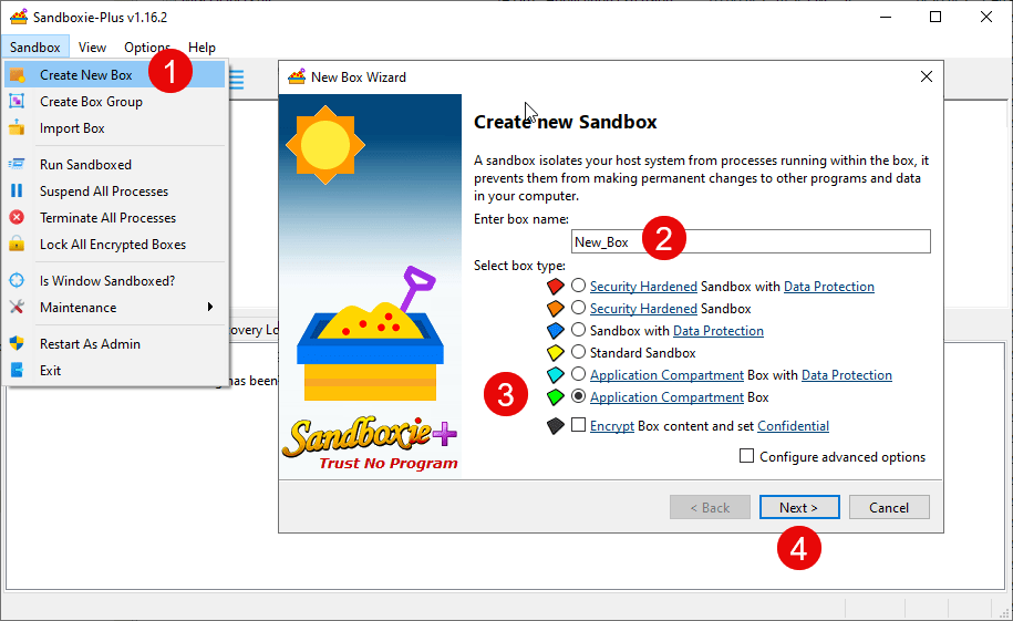 Sandboxie Plus – tạo môi trường an toàn để test phần mềm, game và crack