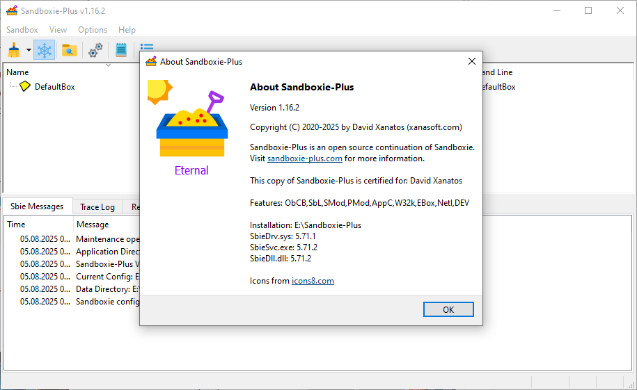 Sandboxie Plus – tạo môi trường an toàn để test phần mềm, game và crack