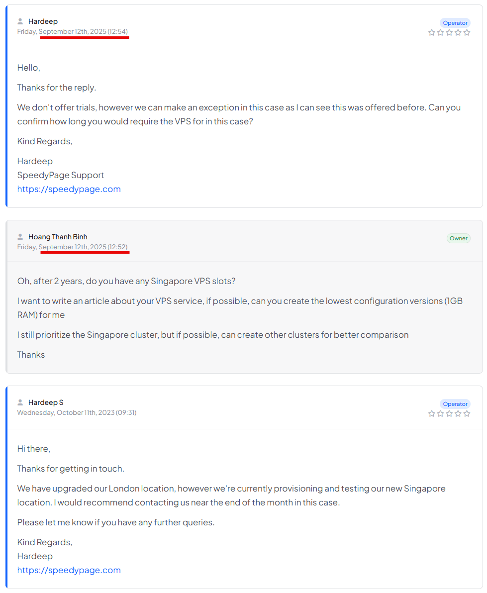 SpeedyPage Singapore – VPS cực khỏe với EPYC 4584PX và Uptime 99.99%