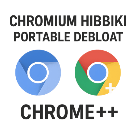 Chromium Hibbiki Portable Debloat với Chrome++
