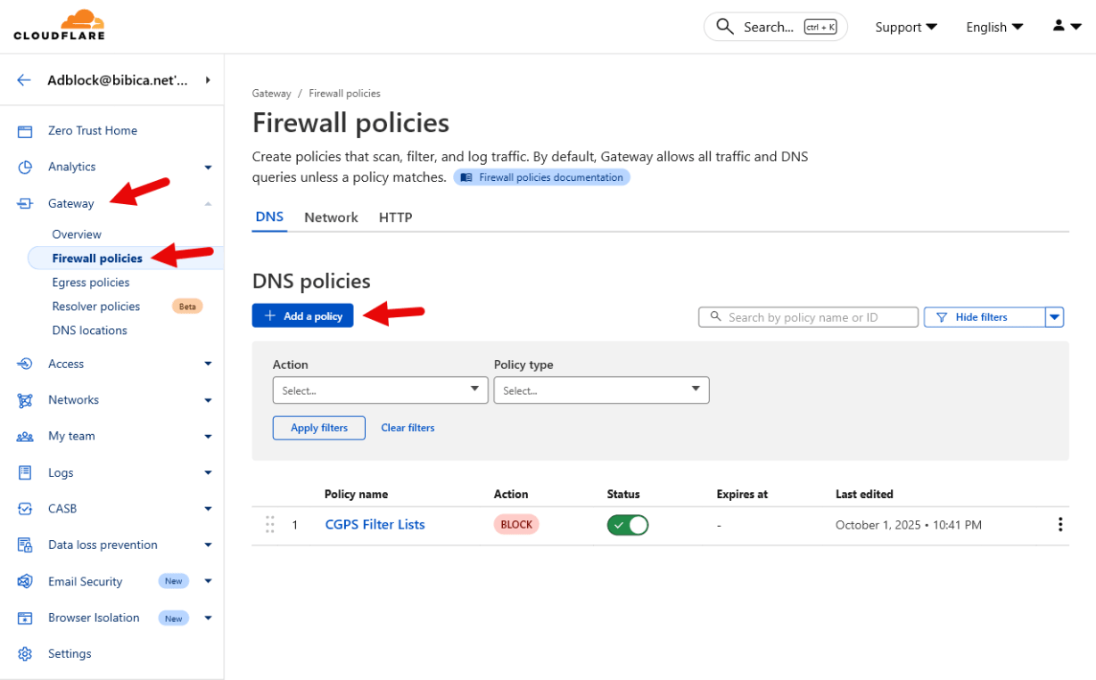 Cloudflare Gateway – chặn quảng cáo DNS miễn phí cho mọi thiết bị