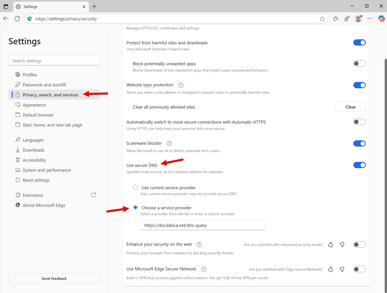 [Thử nghiệm] DNS miễn phí từ bibica.net