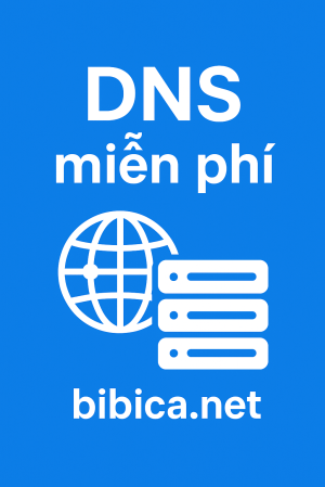 [Thử nghiệm] DNS miễn phí từ bibica.net