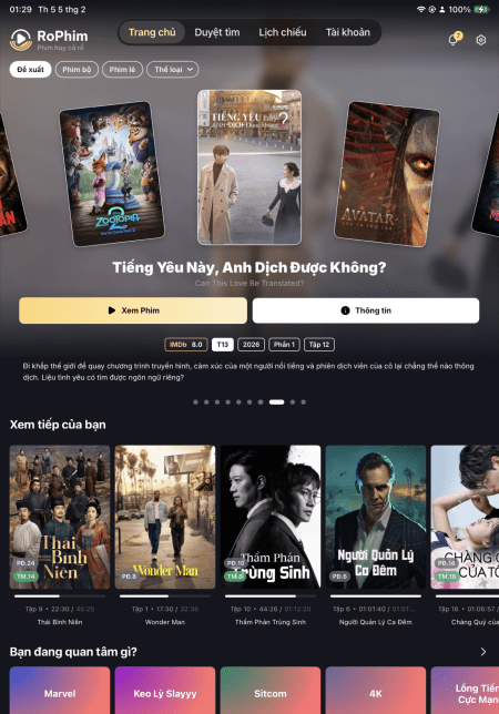 Cài đặt RoPhim trên iOS, iPadOS