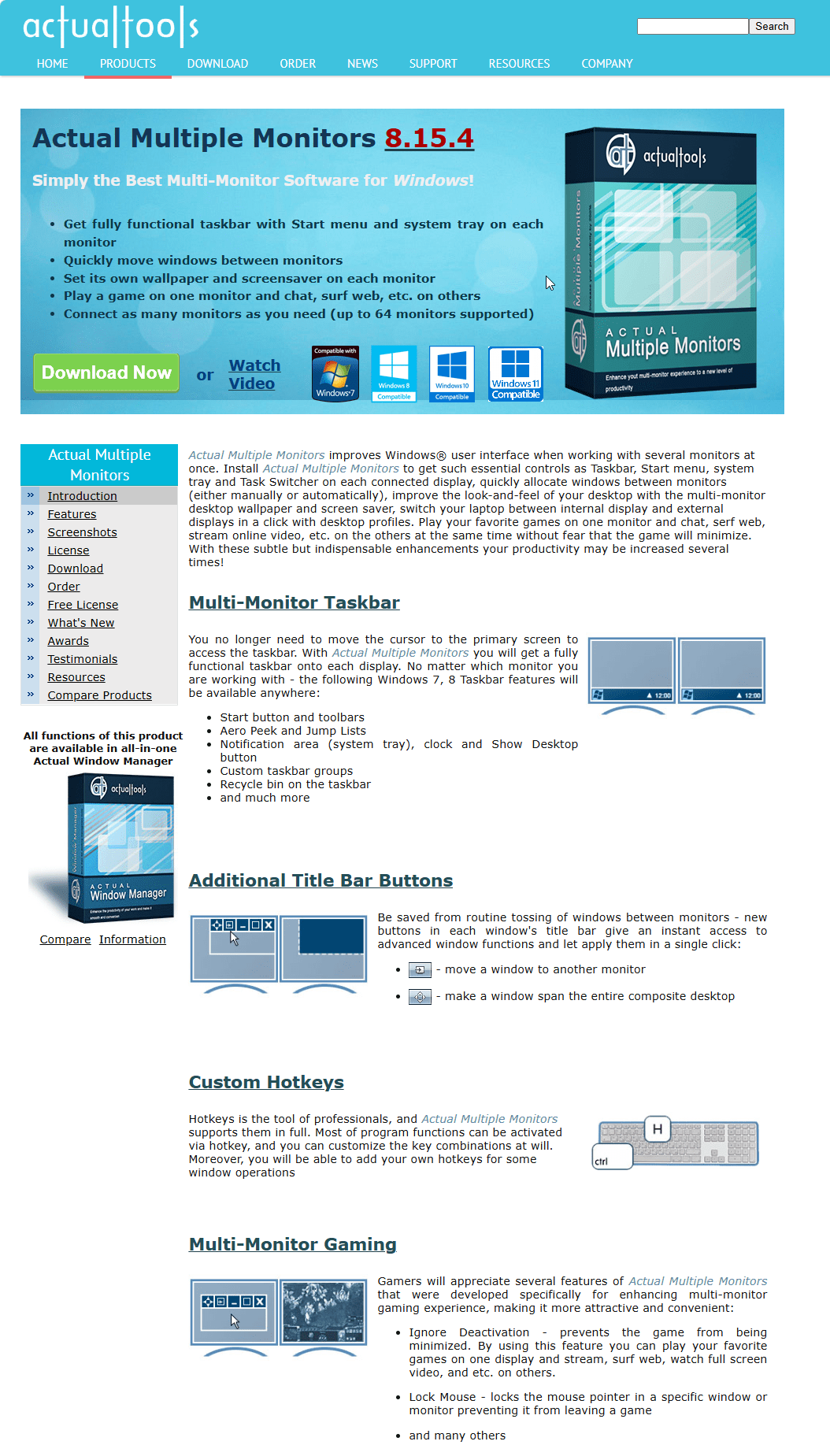 Actual Multiple Monitors – Tối ưu hóa sử dụng nhiều màn hình