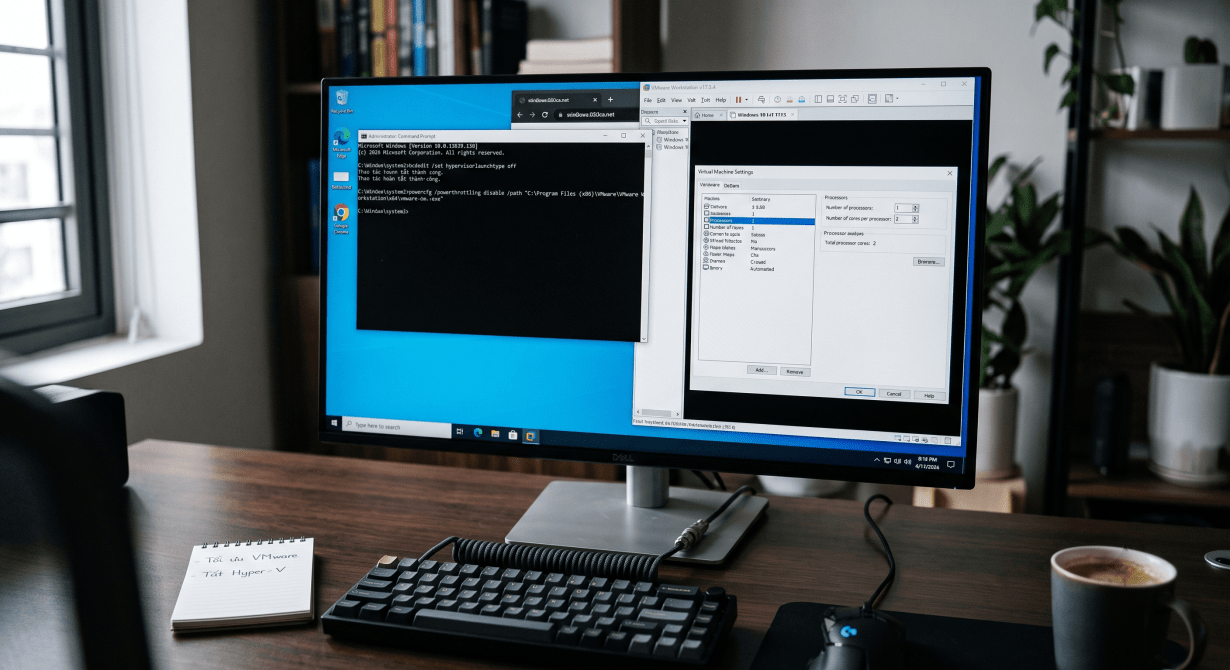 Tối ưu hóa hiệu năng VMware Workstation